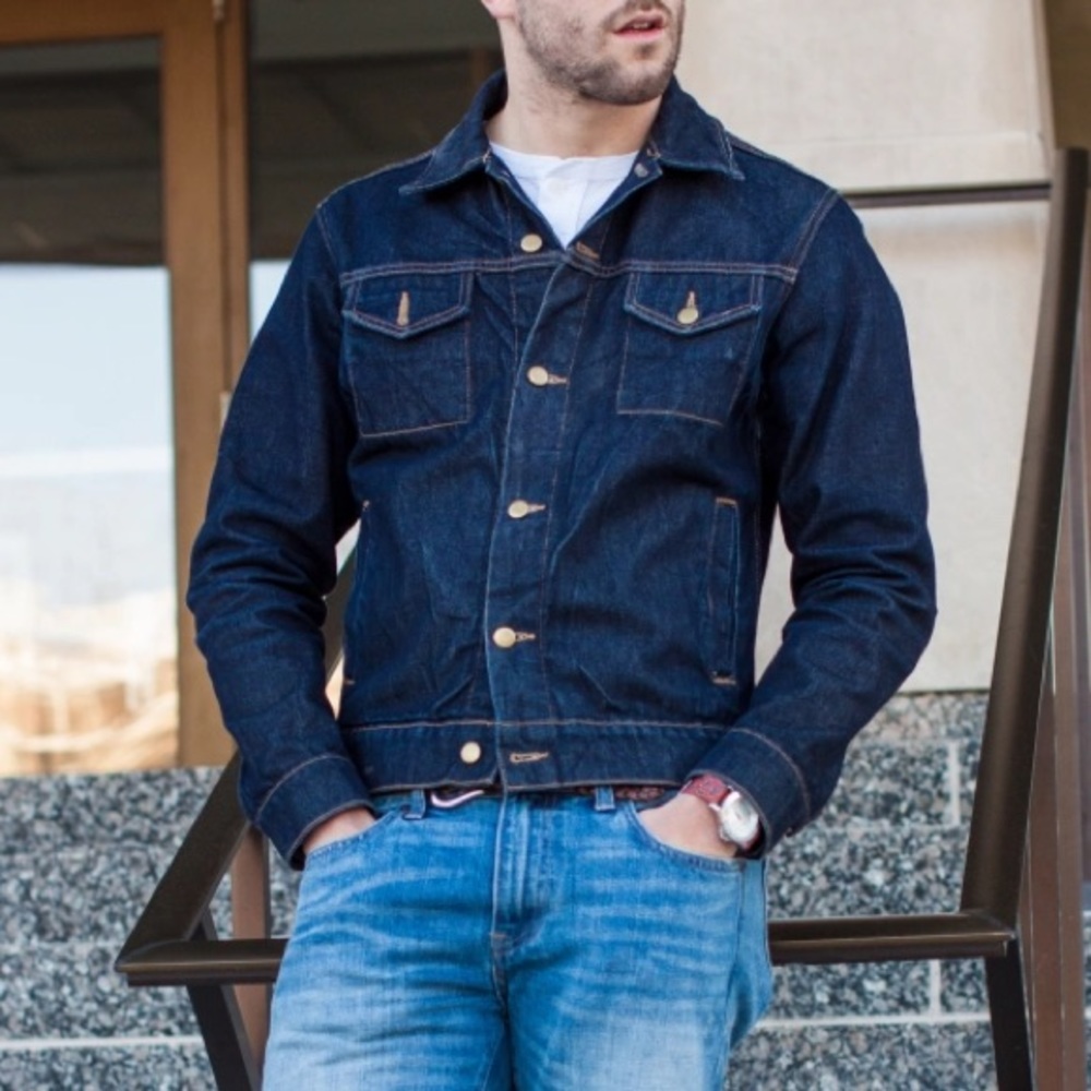 American Apparel Denim Jacket - Indigo NWOT - Small
